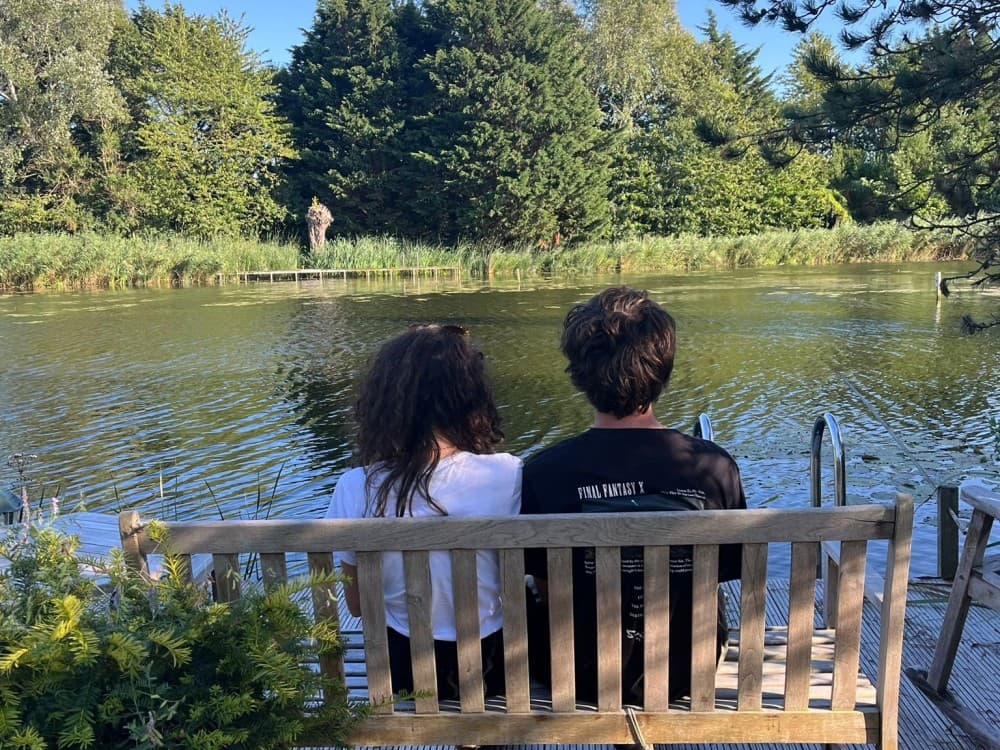 Genieten aan het water